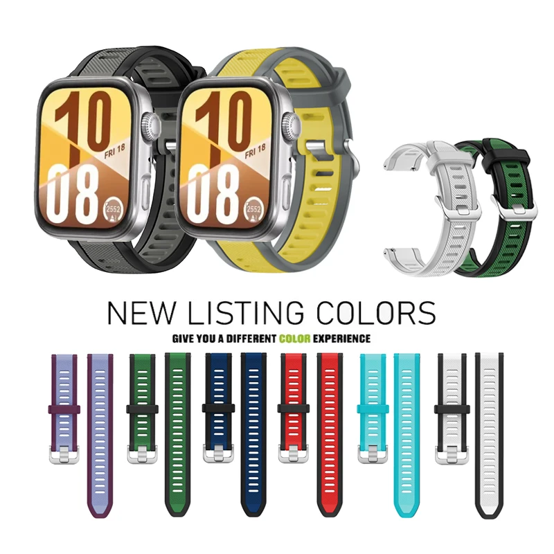 Quick Release Sports Silicone Strap+Adapter For Huawei Watch Fit 4-3-2 / Fit4 Pro / Fit New-SE-Special Edition
Quick Release Sports Silicone Strap+Adapter For Huawei Watch Fit 4-3-2 / Fit4 Pro / Fit New-SE-Special Edition