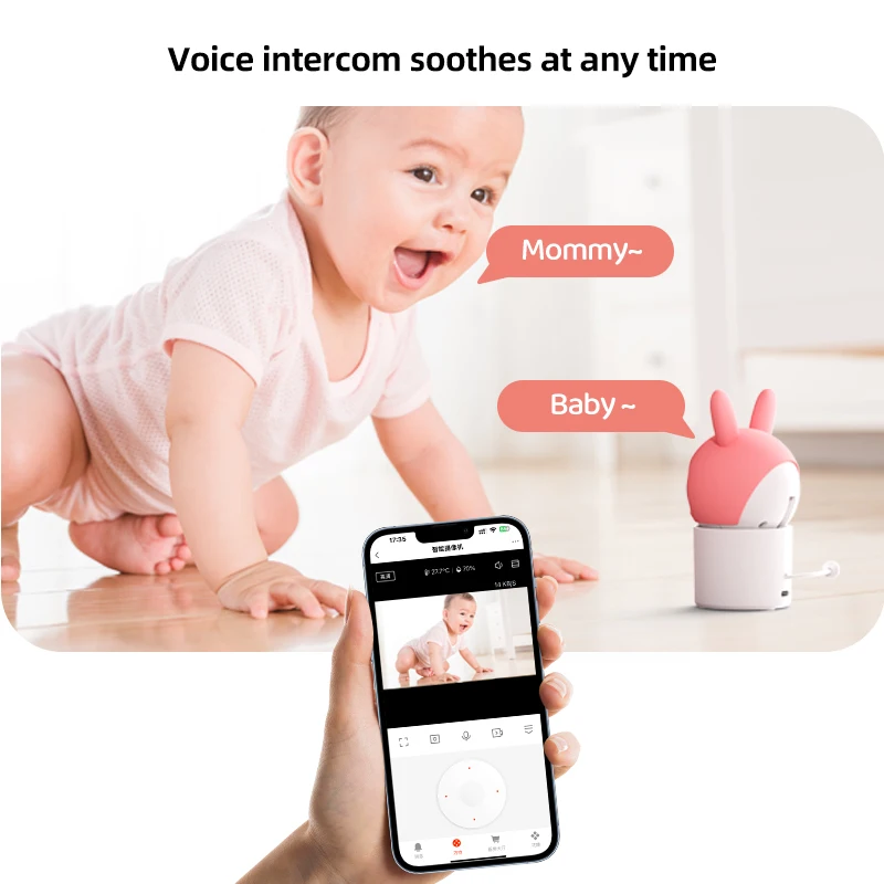 Беспроводная камера-видеоняня DANMINI с поворотом и наклоном, управление через приложение Tuya, воспроизведение музыки, поворот на 355° автоматический ° Горизонтальный + 55 ° Вертикальный
Беспроводная камера-видеоняня DANMINI с поворотом и наклоном, управление через приложение Tuya, воспроизведение музыки, поворот на 355° автоматический ° Горизонтальный + 55 ° Вертикальный