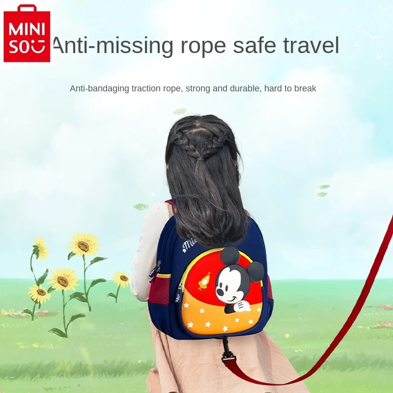 Многофункциональный рюкзак MINISO для детей с мультяшными героями Диснея, Микки и Минни, рюкзак с защитой от потери веса
Многофункциональный рюкзак MINISO для детей с мультяшными героями Диснея, Микки и Минни, рюкзак с защитой от потери веса