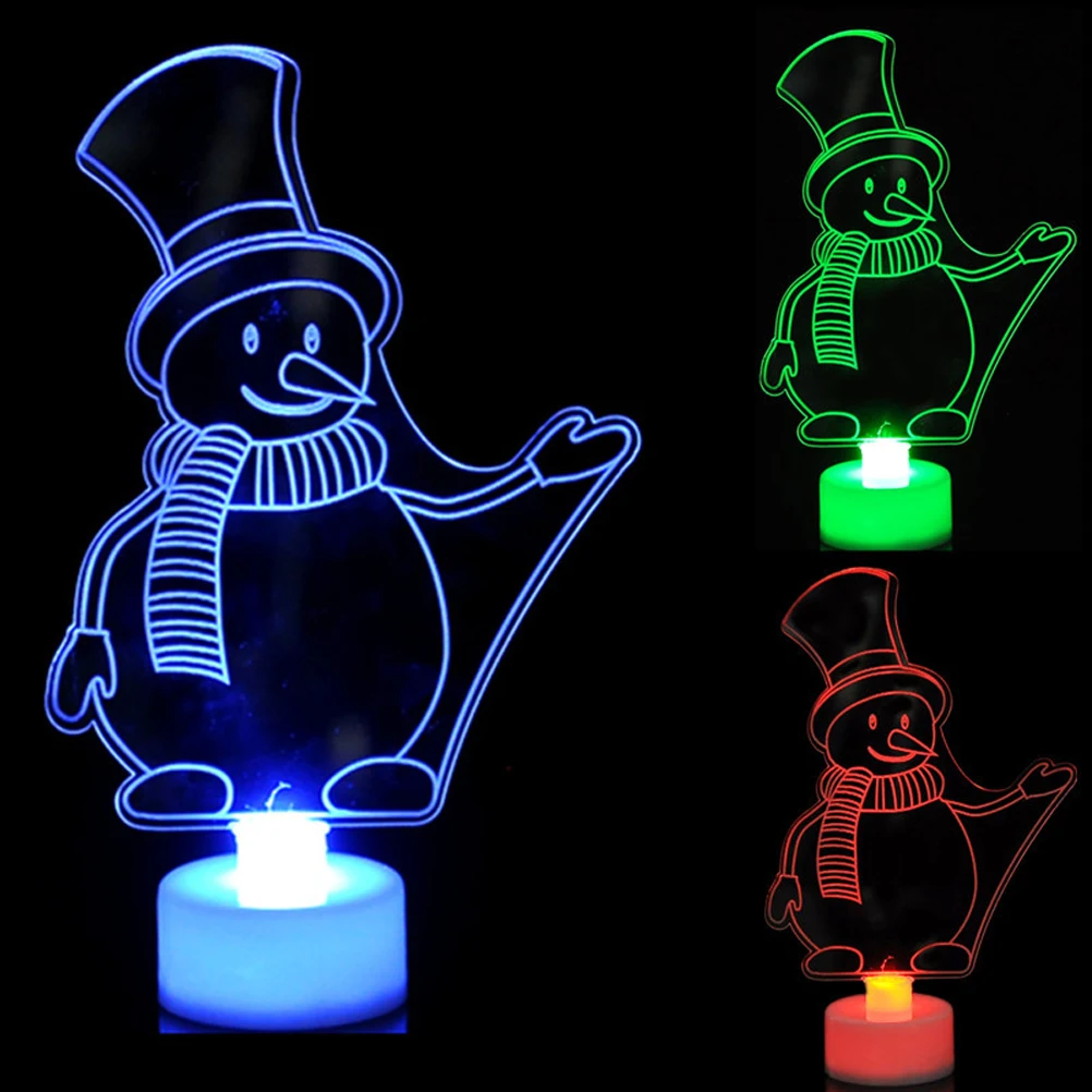 3D Lamp Christmas Tree Night Light Acrylic Colorful Desktop Light Bedroom Party Decoration Santa Snowman Design Indoor
3D Lamp Christmas Tree Night Light Acrylic Colorful Desktop Light Bedroom Party Decoration Santa Snowman Design Indoor