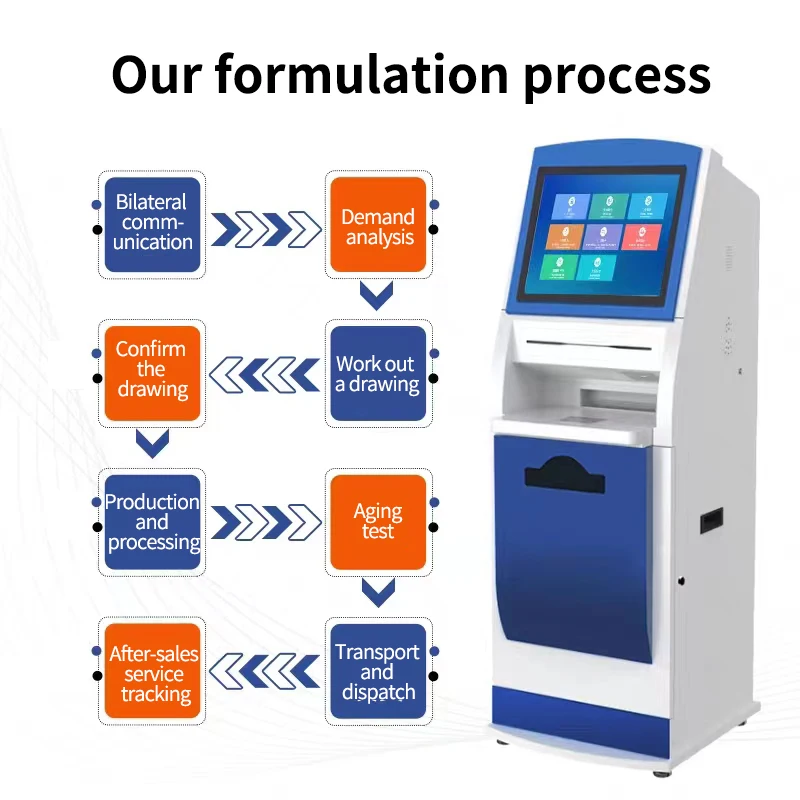 Machine Floor Stand Printing Kiosks with Scanner / Printer / Card Reader 21.5 27 Inch Self Service Information Inquiring
Machine Floor Stand Printing Kiosks with Scanner / Printer / Card Reader 21.5 27 Inch Self Service Information Inquiring
