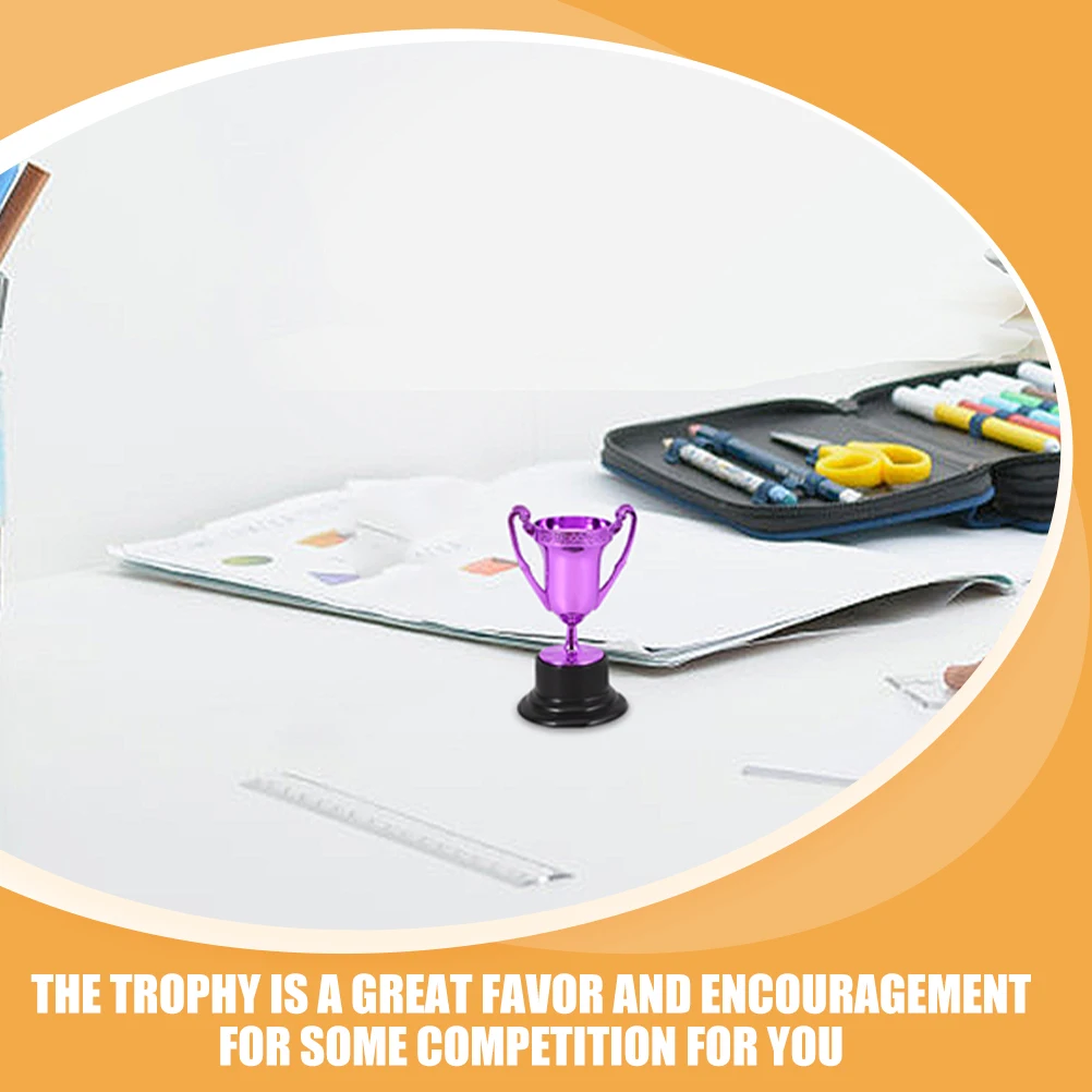 Mini Trophy Purple Plastic Smooth Surface Stable Longevity DIY Nameplate Party Competition Award Cup For School Kindergarten
Mini Trophy Purple Plastic Smooth Surface Stable Longevity DIY Nameplate Party Competition Award Cup For School Kindergarten