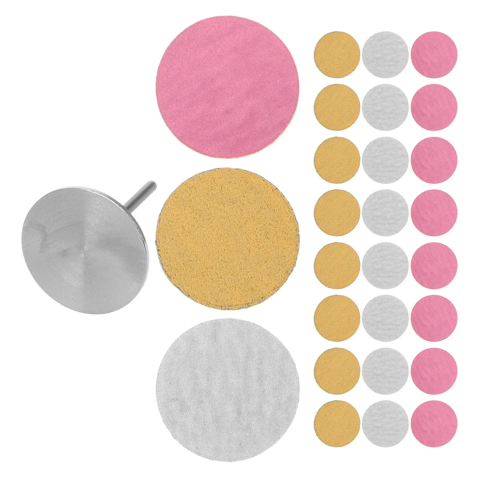 1Set Manicure Sanding Discs Kit 20Mm Round Sanding Pads for Nail Drill Dead Skin Removal Foot File Replacement 80 180 240 Grit
1Set Manicure Sanding Discs Kit 20Mm Round Sanding Pads for Nail Drill Dead Skin Removal Foot File Replacement 80 180 240 Grit