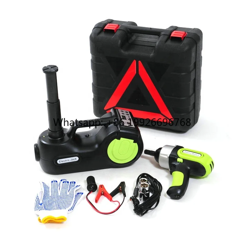 HFTT02 Multi-function Electric Car Jack 5T DC12V Air Compressor With Electric Impact Wrench Set Car Tool
HFTT02 Multi-function Electric Car Jack 5T DC12V Air Compressor With Electric Impact Wrench Set Car Tool