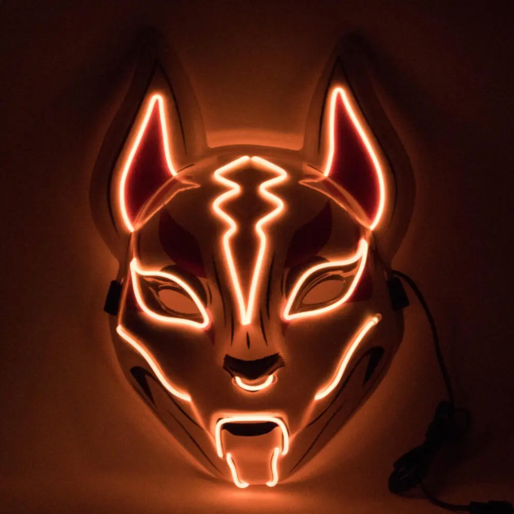 Animal Cosplay Accessories Celebrity Fox Mask Led Glowing Mask Fluorescent Atmosphere Prop Fox Headgear Various Colors
Animal Cosplay Accessories Celebrity Fox Mask Led Glowing Mask Fluorescent Atmosphere Prop Fox Headgear Various Colors