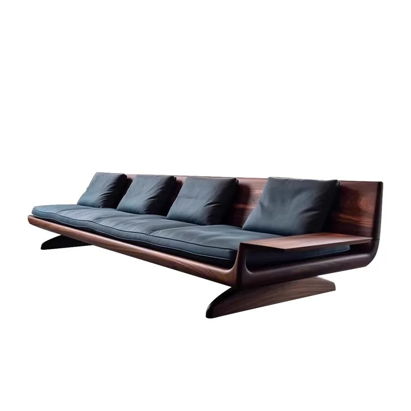 New Chinese-style solid wood sofa living room high-end zen North American black walnut three-person straight-row sofa
New Chinese-style solid wood sofa living room high-end zen North American black walnut three-person straight-row sofa