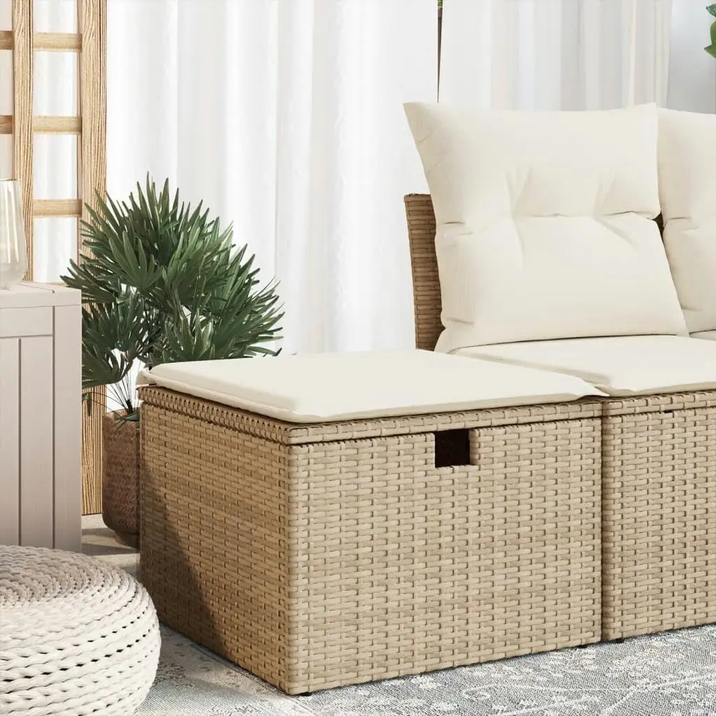 Beige Rattan Garden Stool Comfortable Outdoor Furniture Powder Coated Steel Polyester Seat
Beige Rattan Garden Stool Comfortable Outdoor Furniture Powder Coated Steel Polyester Seat