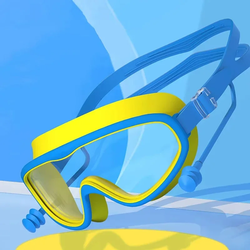 Outdoor Swim Goggles Large Frame Waterproof Anti-Fog UV Protection Glasses With Earplugs Anti Fog No Leak For 14 Years And Above
Outdoor Swim Goggles Large Frame Waterproof Anti-Fog UV Protection Glasses With Earplugs Anti Fog No Leak For 14 Years And Above