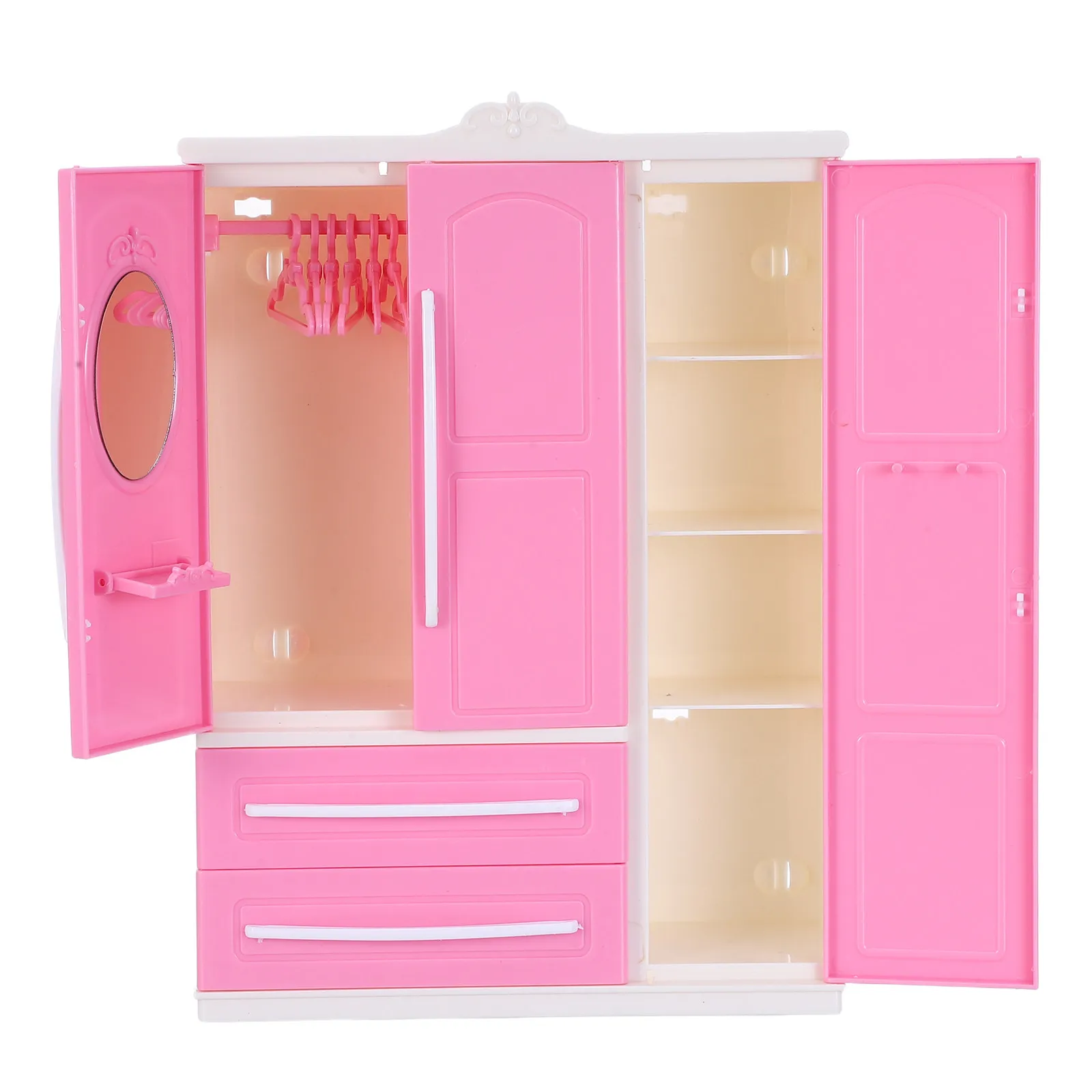 Dollhouse Furniture Wardrobe Closet Miniature Bedroom Furniture Organizer 20 Hangers Compact Clothing Display Rack Pretend Play
Dollhouse Furniture Wardrobe Closet Miniature Bedroom Furniture Organizer 20 Hangers Compact Clothing Display Rack Pretend Play