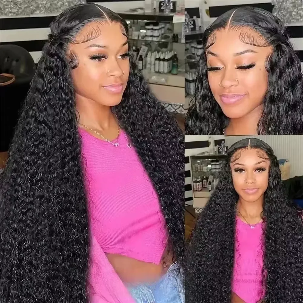 Black Deep Wave Lace Frontal Pre Plucked Wig Human Hair 46 Inch Deep Wave 13x4 13x6 Culry HD Lace Front Brazilian Wig For Women
Black Deep Wave Lace Frontal Pre Plucked Wig Human Hair 46 Inch Deep Wave 13x4 13x6 Culry HD Lace Front Brazilian Wig For Women