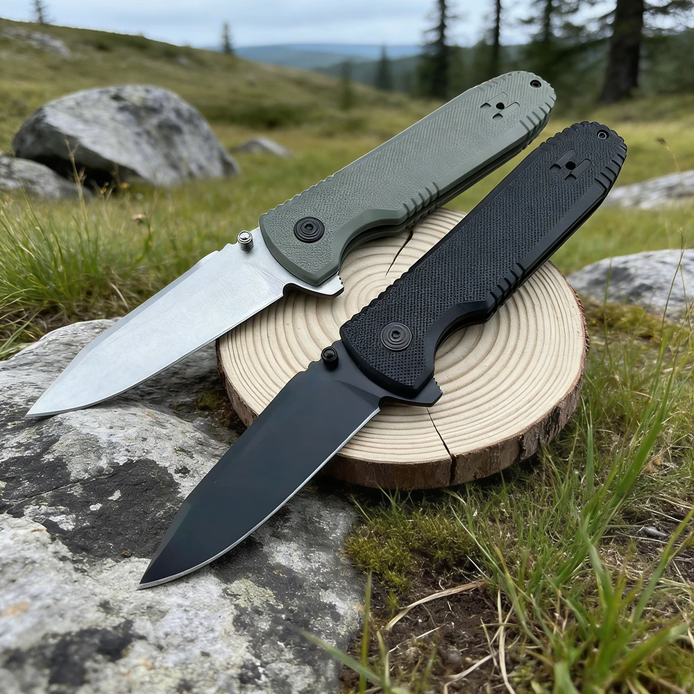 Складной нож EDC для выживания в дикой природе, охоты, самообороны, кемпинга, барбекю, с лезвием из стали 7Cr13Mov и рукоятью из нейлонового волокна
Складной нож EDC для выживания в дикой природе, охоты, самообороны, кемпинга, барбекю, с лезвием из стали 7Cr13Mov и рукоятью из нейлонового волокна