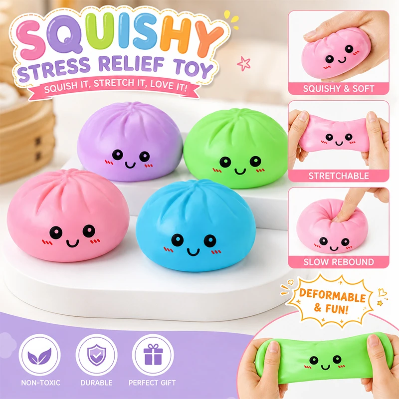 KNYYSECQ Children's toys decompression buns pinching squeezing toys soft rubber venting buns soft simulation decompression buns
KNYYSECQ Children's toys decompression buns pinching squeezing toys soft rubber venting buns soft simulation decompression buns