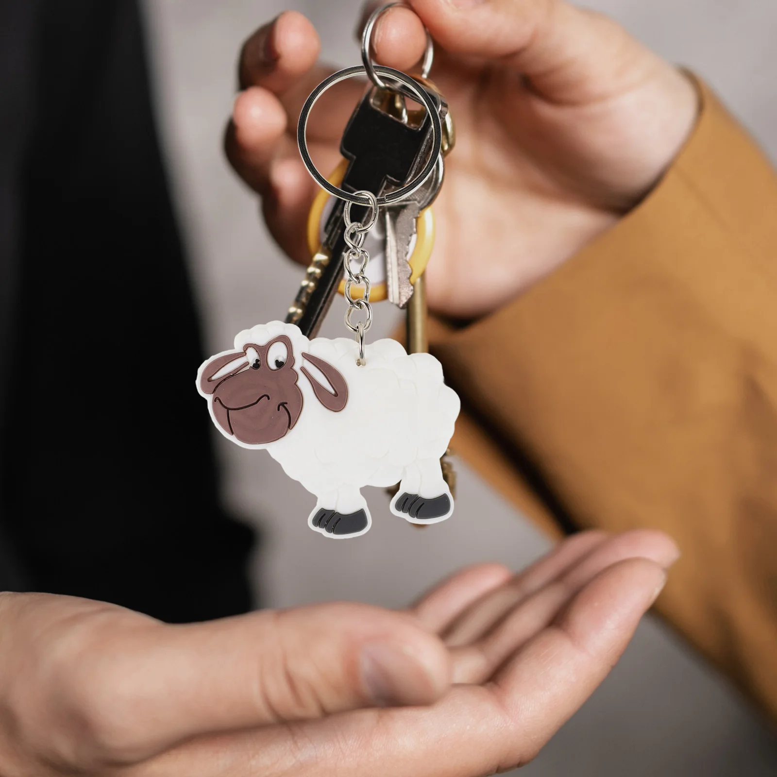 12 Pcs Sheep Keychain Cartoon Hanging Shape Pendants Simulation Adorable Key Ring Animal Gifts Kids Toys
12 Pcs Sheep Keychain Cartoon Hanging Shape Pendants Simulation Adorable Key Ring Animal Gifts Kids Toys