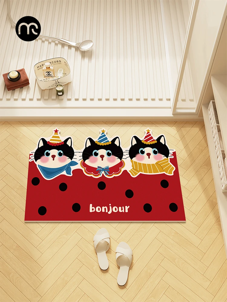 Water Absorbent Anti-Slip Cartoon Style Home Bathroom Door Mat Soft Silicon Dried Fast Bath Room Floor Carpet
Water Absorbent Anti-Slip Cartoon Style Home Bathroom Door Mat Soft Silicon Dried Fast Bath Room Floor Carpet