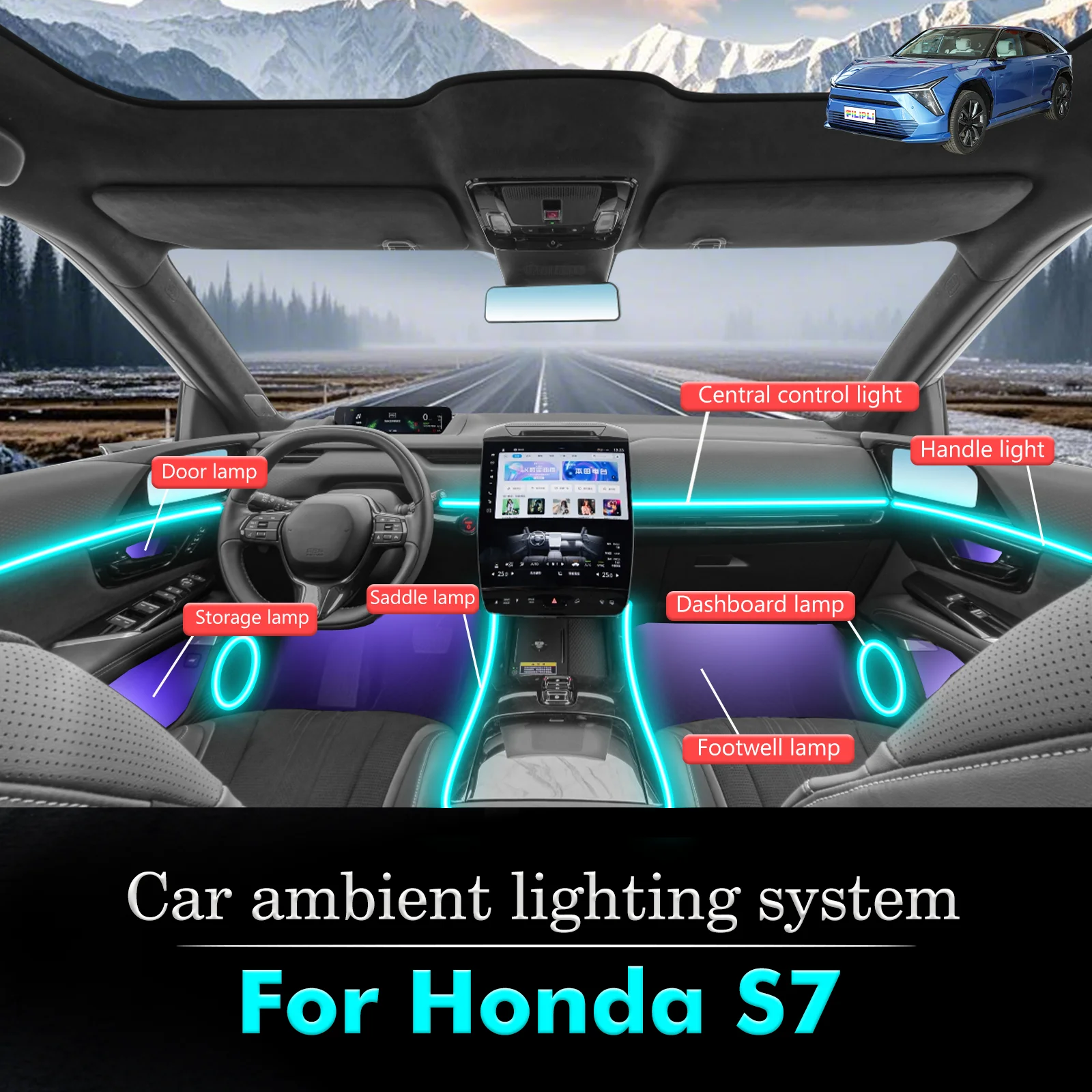Для Honda S7 салон автомобиля декоративный окружающий свет RGB 64-цветный светодиодный умный пульт дистанционного управления энергосберегающий эффективный комплект
Для Honda S7 салон автомобиля декоративный окружающий свет RGB 64-цветный светодиодный умный пульт дистанционного управления энергосберегающий эффективный комплект