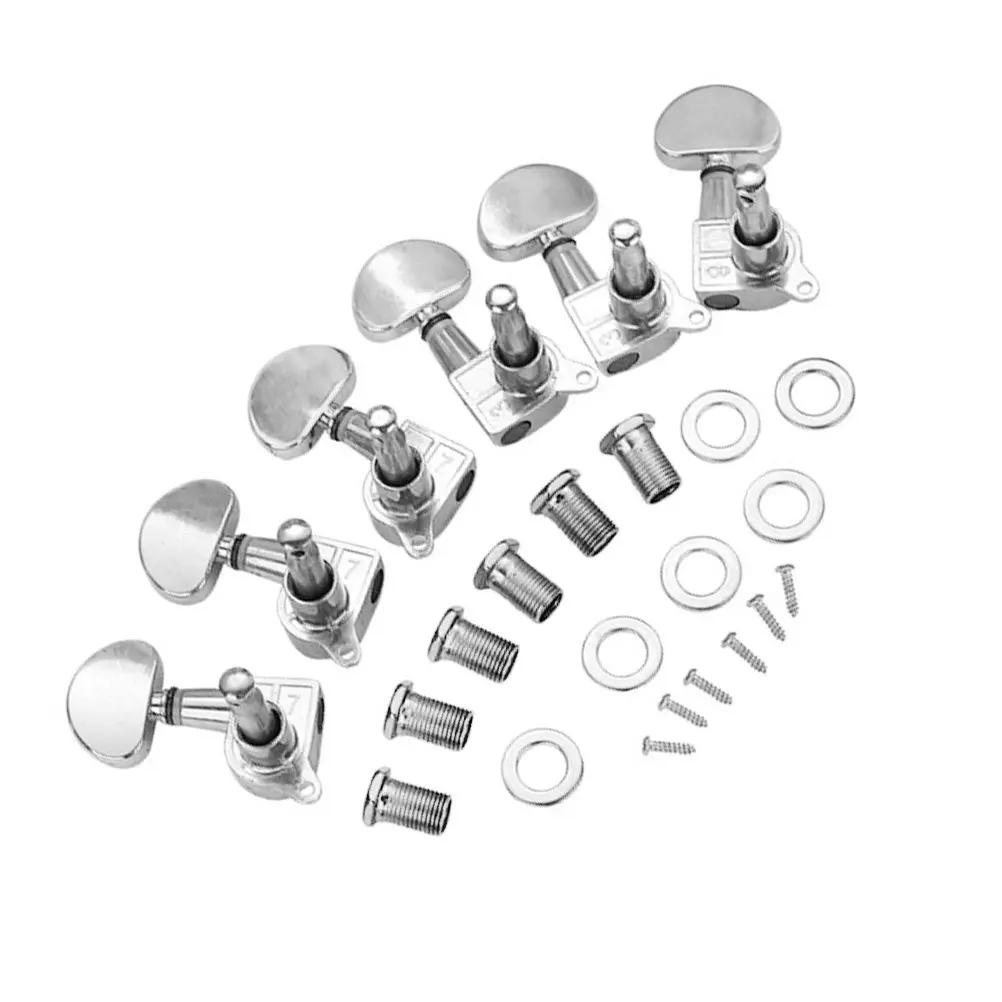 Premium Grade Metal Guitar Tuning Pegs for Folk Acoustic Guitars Sturdy Replacement Machine Heads Improved String Tone Silver
Premium Grade Metal Guitar Tuning Pegs for Folk Acoustic Guitars Sturdy Replacement Machine Heads Improved String Tone Silver
