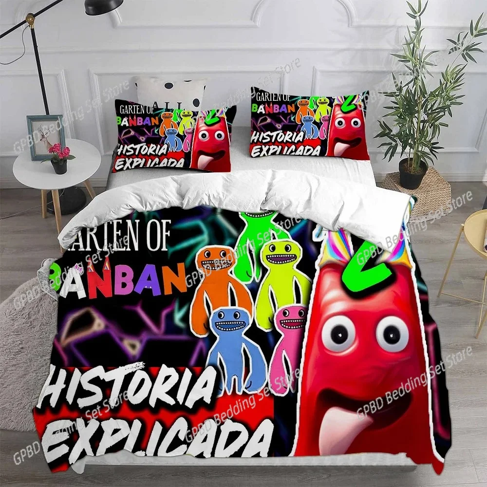 3D Printed Game Garten of Banban Bedding Sets Comforter Quilt Bed Cover Duvet Cover Pillow Case Sets Kids Adult Size
3D Printed Game Garten of Banban Bedding Sets Comforter Quilt Bed Cover Duvet Cover Pillow Case Sets Kids Adult Size