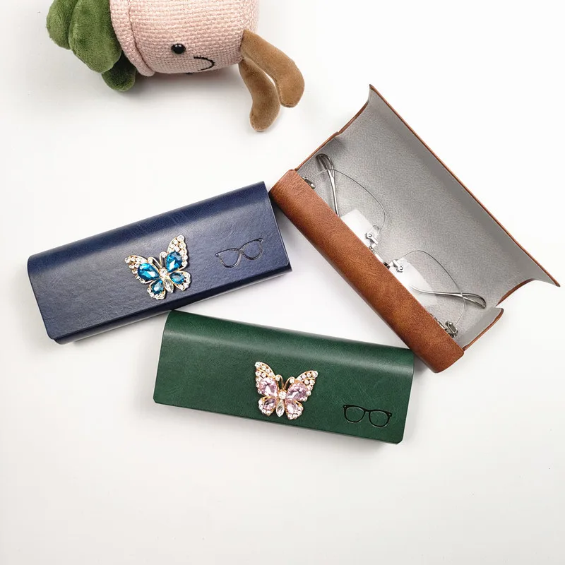 PU Leather Hard Spectacles Box Women's butterfly Pattern Glasses Case Hard Anti Press Sunglasses Box Eyeglasses Cases B5
PU Leather Hard Spectacles Box Women's butterfly Pattern Glasses Case Hard Anti Press Sunglasses Box Eyeglasses Cases B5