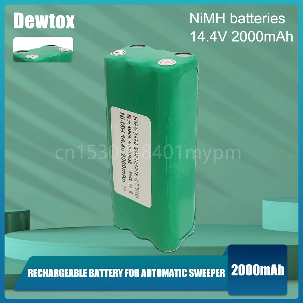 14.4v Ni-MH Rechargeable 2000mAh AA Battery Pack Fo R1-L051B ZN101 KK-6 M607 Intelligent Sweeping Robot Vacuum Cleaner
14.4v Ni-MH Rechargeable 2000mAh AA Battery Pack Fo R1-L051B ZN101 KK-6 M607 Intelligent Sweeping Robot Vacuum Cleaner