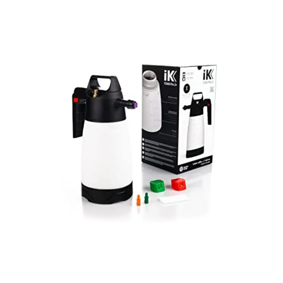 IK FOAM Pro 2+ Pump Spray Foamer with Schrader Valve FoamSprayer 50 oZ High-Pressure, Adjustable Nozzle Ideal for Car Detailing
IK FOAM Pro 2+ Pump Spray Foamer with Schrader Valve FoamSprayer 50 oZ High-Pressure, Adjustable Nozzle Ideal for Car Detailing