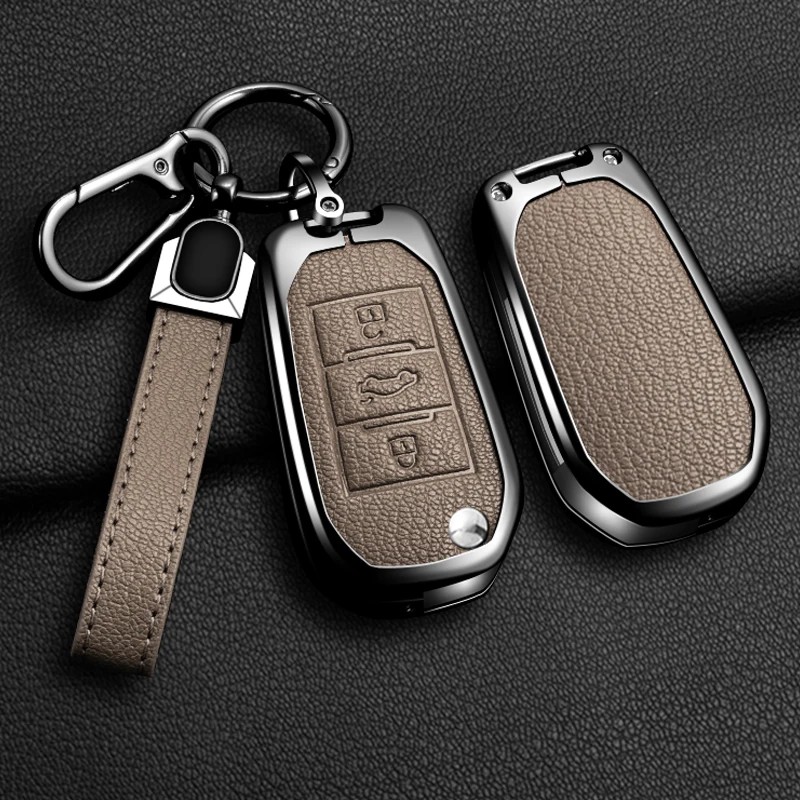 Zinc Alloy Leather Car Flip Remote Key Case Cover Key Protector For Citroen C1 C2 C4 C6 C3-XR Picasso Grand DS3 DS5 Accessories
Zinc Alloy Leather Car Flip Remote Key Case Cover Key Protector For Citroen C1 C2 C4 C6 C3-XR Picasso Grand DS3 DS5 Accessories