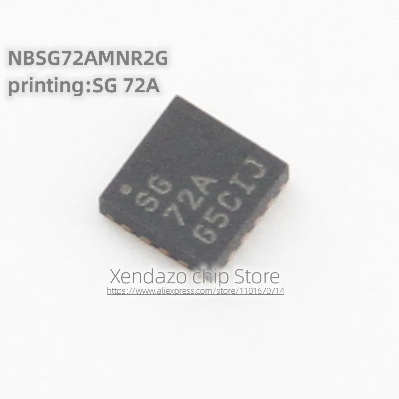 2pcs/lot NBSG72AMN NBSG72AMNR2G Silk screen printing SG 72A QFN-16 package Original genuine Multiplexer chip
2pcs/lot NBSG72AMN NBSG72AMNR2G Silk screen printing SG 72A QFN-16 package Original genuine Multiplexer chip