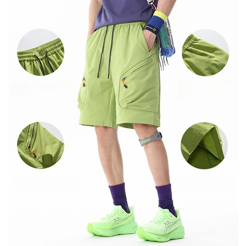 Men Quick Dry Cargo Shorts Loose Sports Shorts Waterproof Breathable Hiking Shorts with Multi Pockets American Style 5 Point
Men Quick Dry Cargo Shorts Loose Sports Shorts Waterproof Breathable Hiking Shorts with Multi Pockets American Style 5 Point