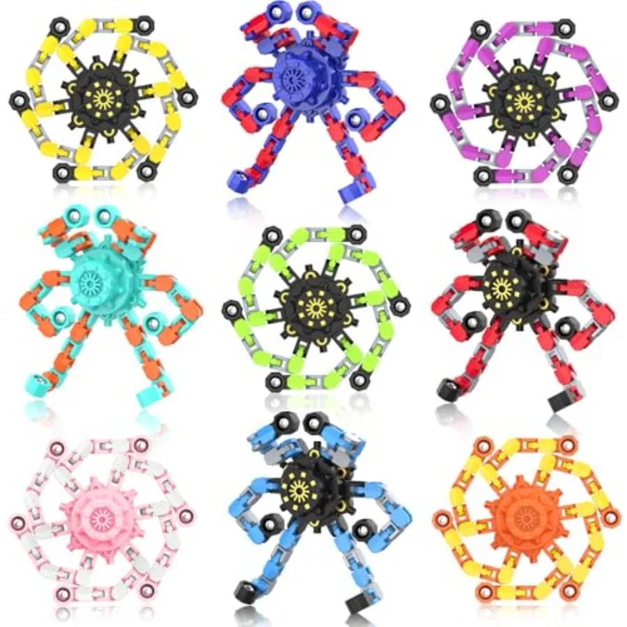 Easter Basket Stuffers Transformable Fidget Spinners, S Funny Sensory Fidget Toys Deformable Chain DIY Robot Spinner, Fingertip
Easter Basket Stuffers Transformable Fidget Spinners, S Funny Sensory Fidget Toys Deformable Chain DIY Robot Spinner, Fingertip