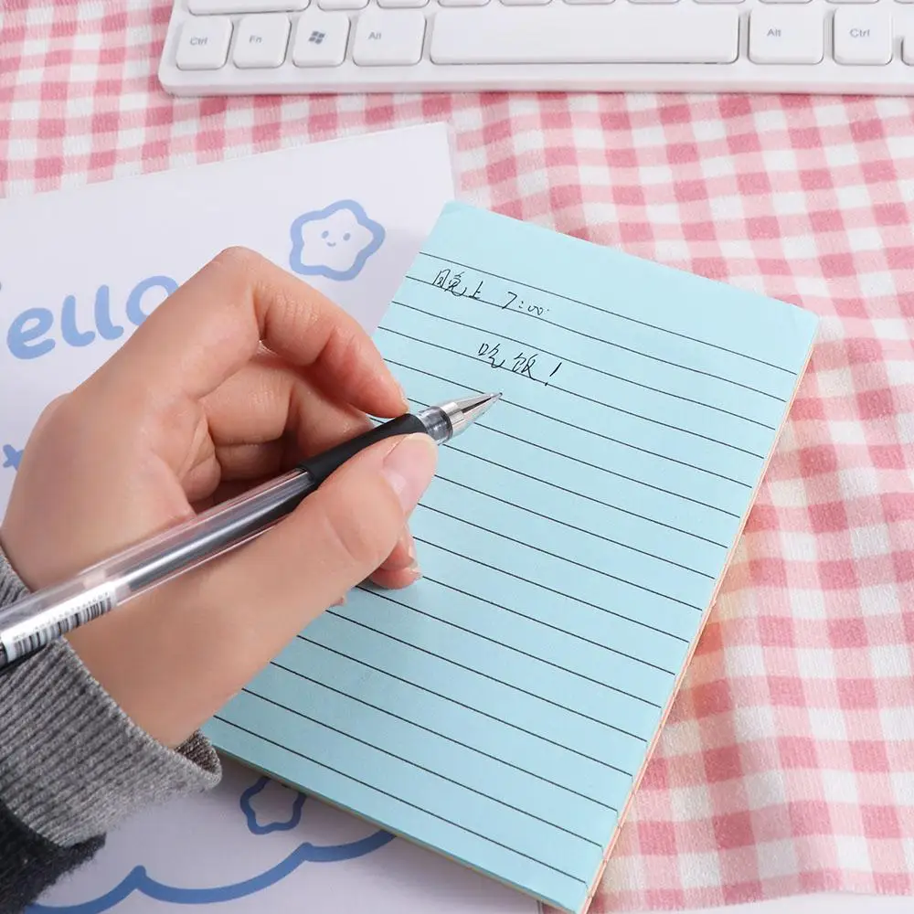 200 Sheets Self-adhesive Line Sticky Notes Diary To Do List Memo Pad Paper Schedule N Times Student Writing Marker Notebook
200 Sheets Self-adhesive Line Sticky Notes Diary To Do List Memo Pad Paper Schedule N Times Student Writing Marker Notebook