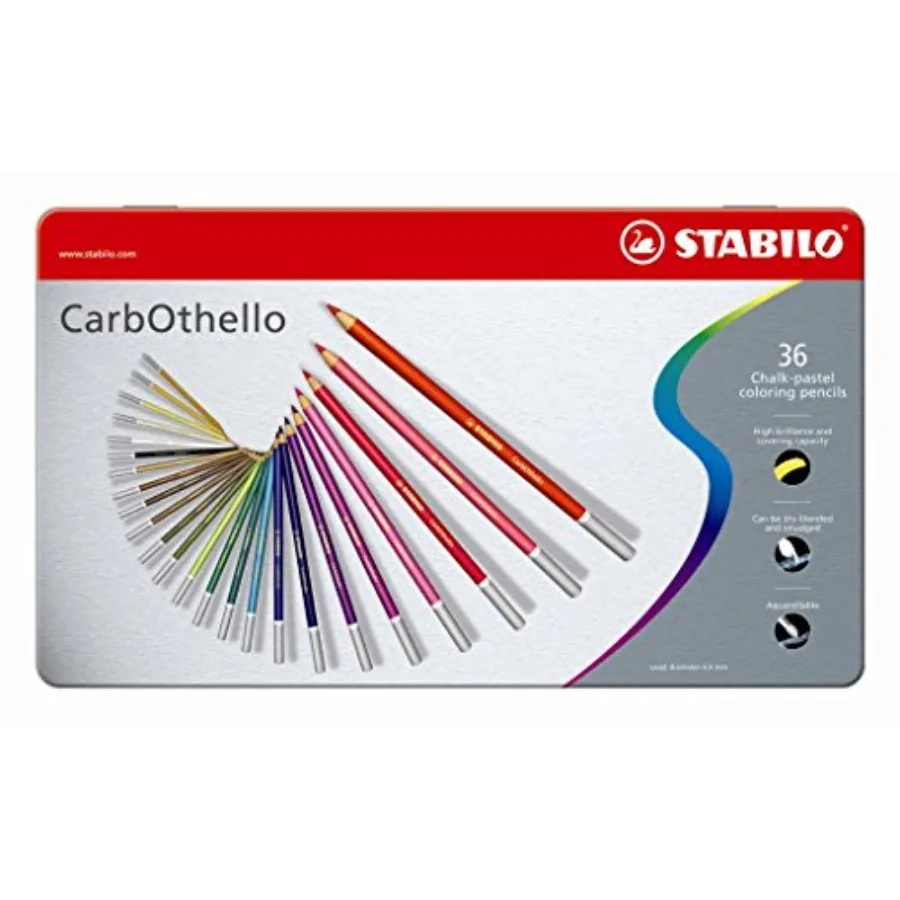 Carb-Othello Pastel Pencil 36 Color Set
Carb-Othello Pastel Pencil 36 Color Set