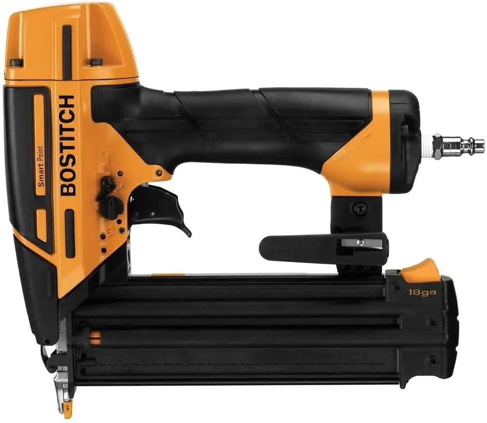 18 Gauge Brad Nailer Kit, Pneumatic, 5/8 to 2-1/8 Inch, Smart Point, Oil-Free
18 Gauge Brad Nailer Kit, Pneumatic, 5/8 to 2-1/8 Inch, Smart Point, Oil-Free