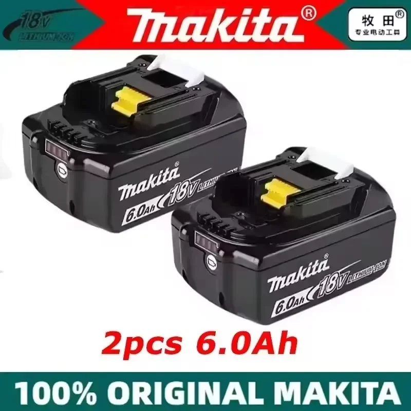 100% Original Makita 6Ah/5Ah for Makita 18V Battery BL1840 BL1830B BL1850B BL1850 BL1860 BL1815 Replacement Lithium Battery
100% Original Makita 6Ah/5Ah for Makita 18V Battery BL1840 BL1830B BL1850B BL1850 BL1860 BL1815 Replacement Lithium Battery
