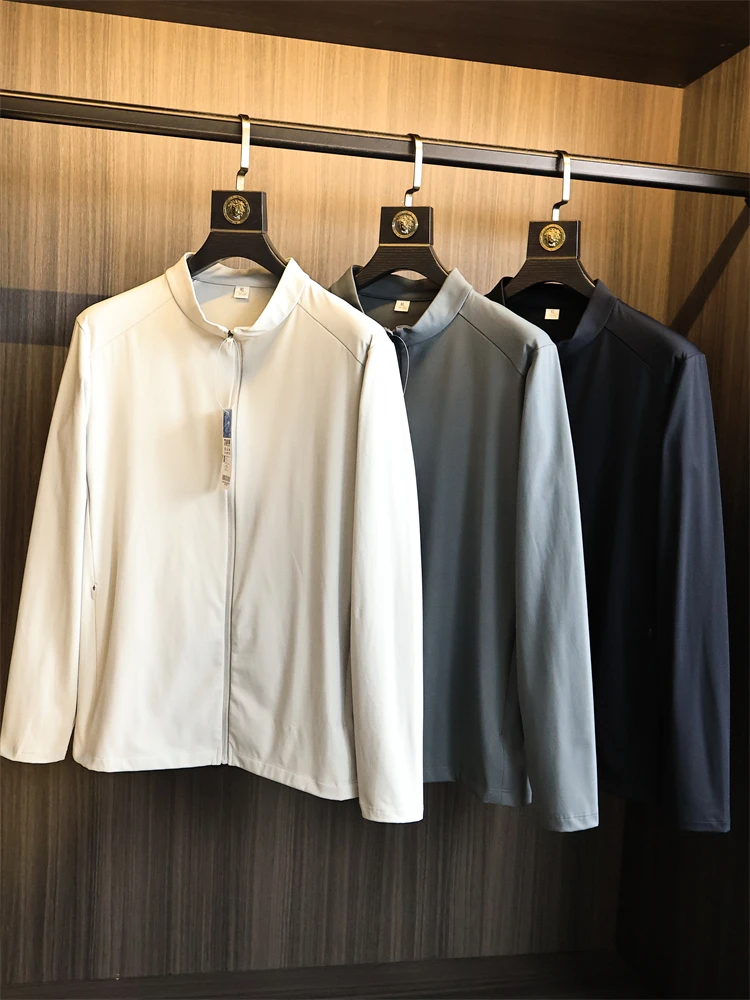 Высококачественная мужская уличная куртка с воротником-стойкой на подкладке, эластичная подкладка для осени Faion Urban Sle Stand Fit ket Detail
Высококачественная мужская уличная куртка с воротником-стойкой на подкладке, эластичная подкладка для осени Faion Urban Sle Stand Fit ket Detail