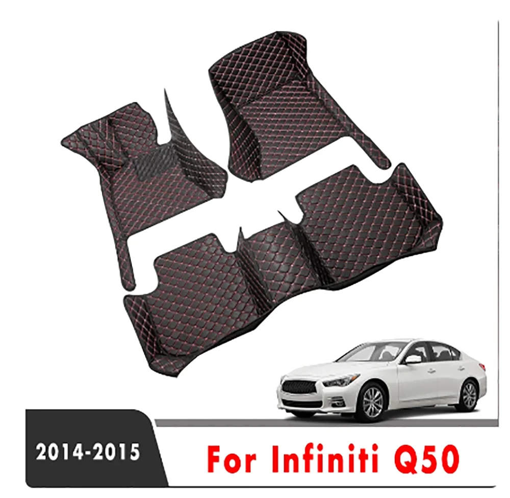Ковры для Infiniti Q50 2014 2015, водонепроницаемые аксессуары для интерьера на заказ, коврики для ног, автомобильные защитные накладки на педали, автомобильные коврики
Ковры для Infiniti Q50 2014 2015, водонепроницаемые аксессуары для интерьера на заказ, коврики для ног, автомобильные защитные накладки на педали, автомобильные коврики