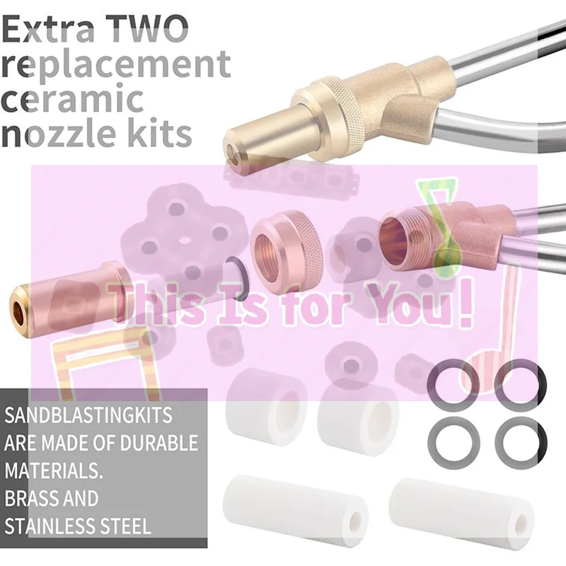 【MA】Replacement Nozzle 2 Pairs For Graffiti Paint High Pressure Sand Water Wet White Blasting Equipment Sandblasting
【MA】Replacement Nozzle 2 Pairs For Graffiti Paint High Pressure Sand Water Wet White Blasting Equipment Sandblasting
