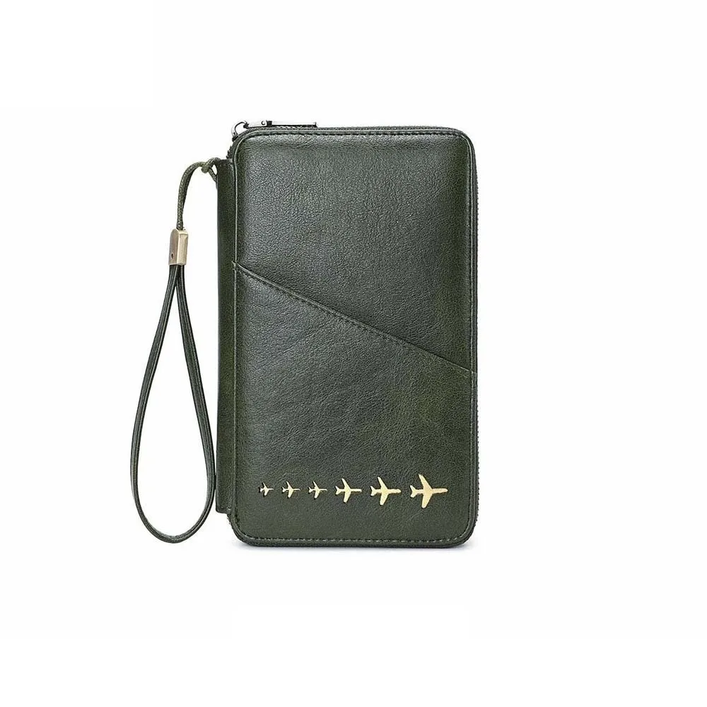 Anti-theft RFID Travel Wallet Faux-leather Vintage Airplane Passport Case Lightweight Anti-Scratch Passport Cover Zipper
Anti-theft RFID Travel Wallet Faux-leather Vintage Airplane Passport Case Lightweight Anti-Scratch Passport Cover Zipper