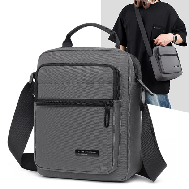 Men's Crossbody Bag Business Leisure Large Capacity Commuting Portable Handbag Multi-Layers Sports Travel Male's Sling Backpack
Men's Crossbody Bag Business Leisure Large Capacity Commuting Portable Handbag Multi-Layers Sports Travel Male's Sling Backpack