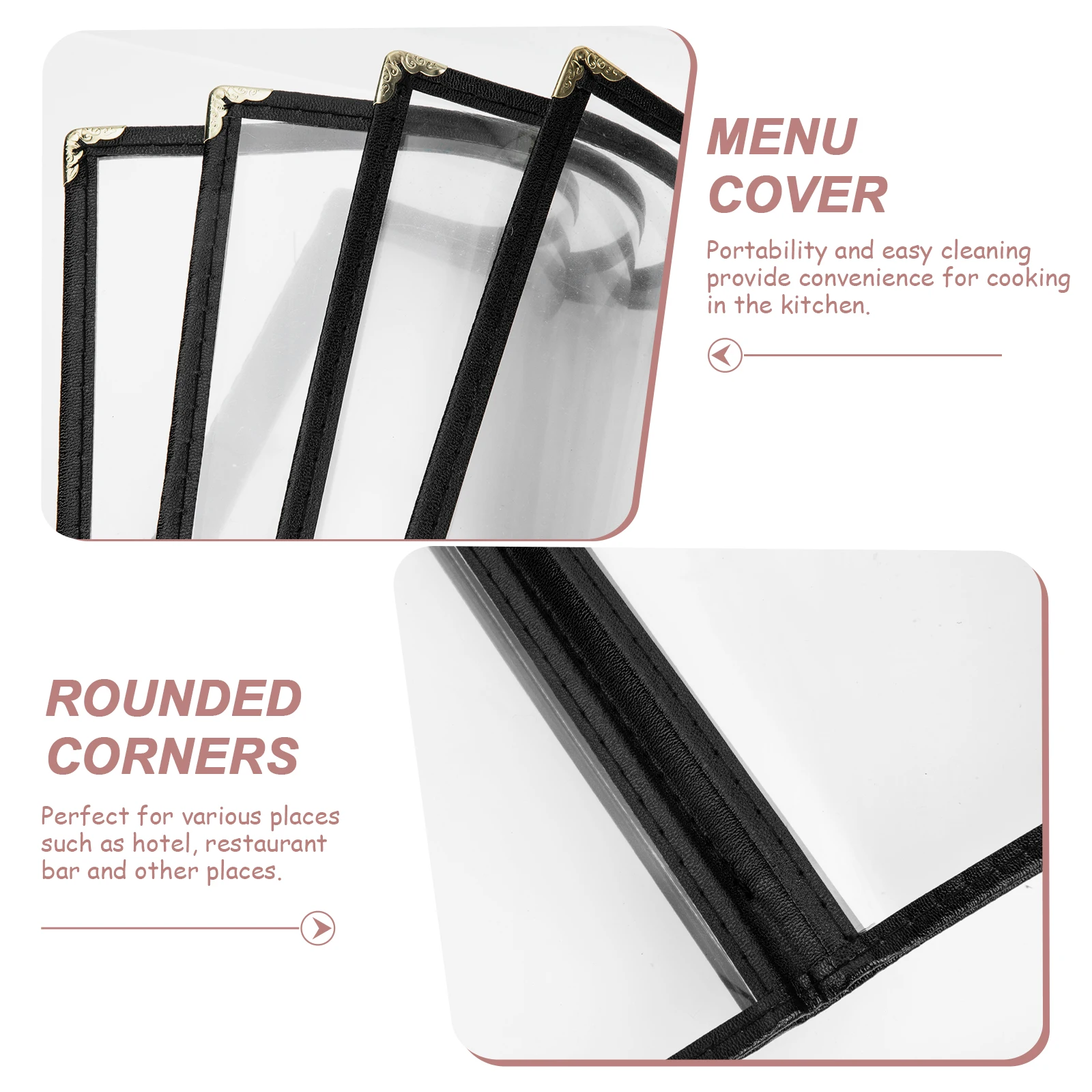 Menu Cover Recipe Card Holder Folder Food for Restaurants Book Covers Plastic Clear
Menu Cover Recipe Card Holder Folder Food for Restaurants Book Covers Plastic Clear