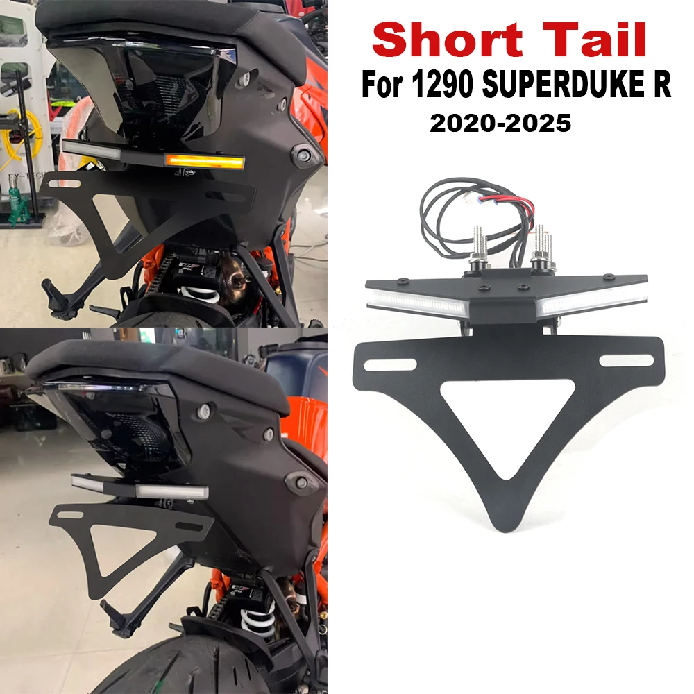 2020 -2025 Motorcycle Rear Short Tail Stock Tidy License Plate Holder Tailstock Bracket with LED Light Kit For 1290 SUPERDUKE R
2020 -2025 Motorcycle Rear Short Tail Stock Tidy License Plate Holder Tailstock Bracket with LED Light Kit For 1290 SUPERDUKE R