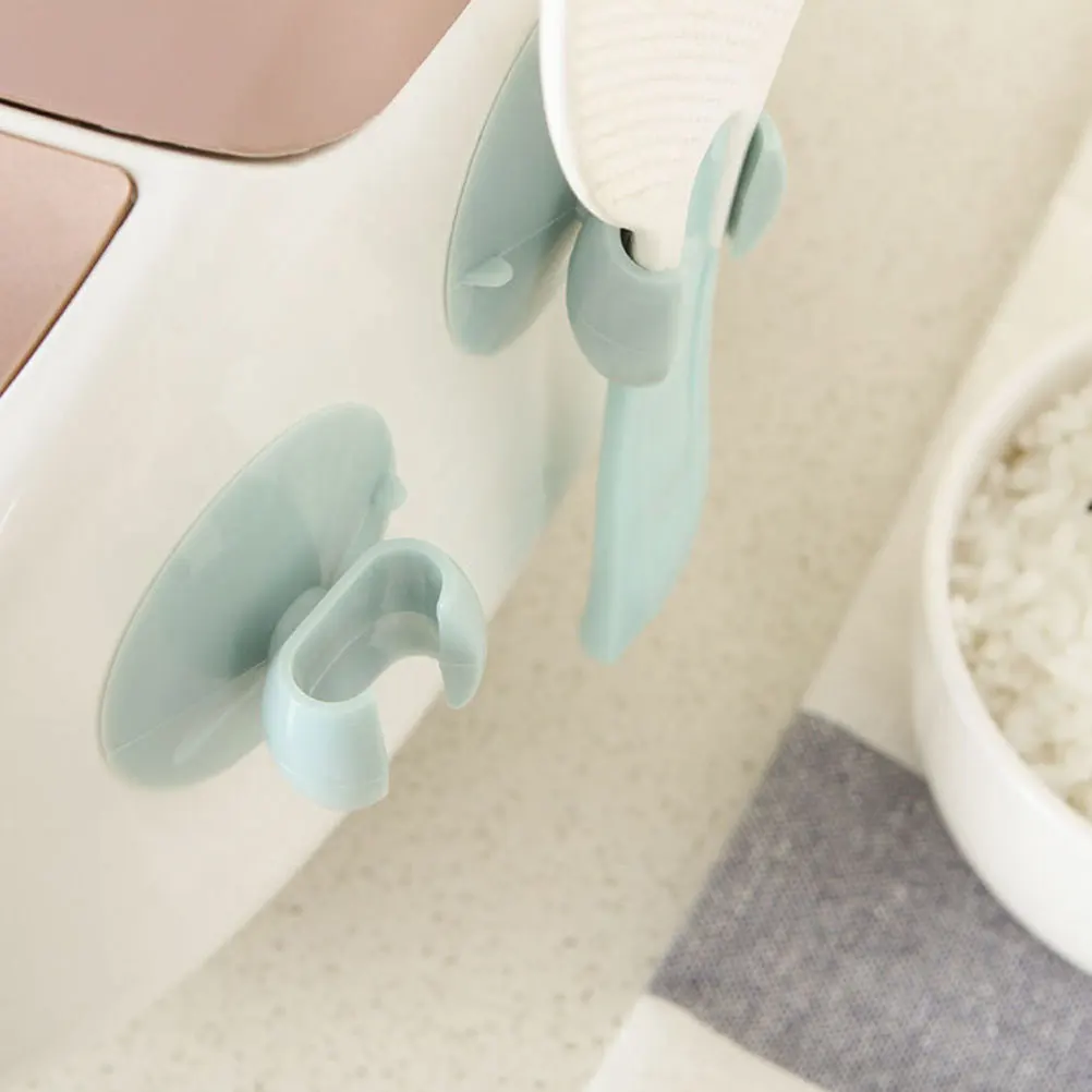 5Pcs Rice Spoon Holder Suction Cup Rack Trace-Free Heat Resistant Kitchen Organizer Storage Stand Suction Rice Spoon Rack
5Pcs Rice Spoon Holder Suction Cup Rack Trace-Free Heat Resistant Kitchen Organizer Storage Stand Suction Rice Spoon Rack