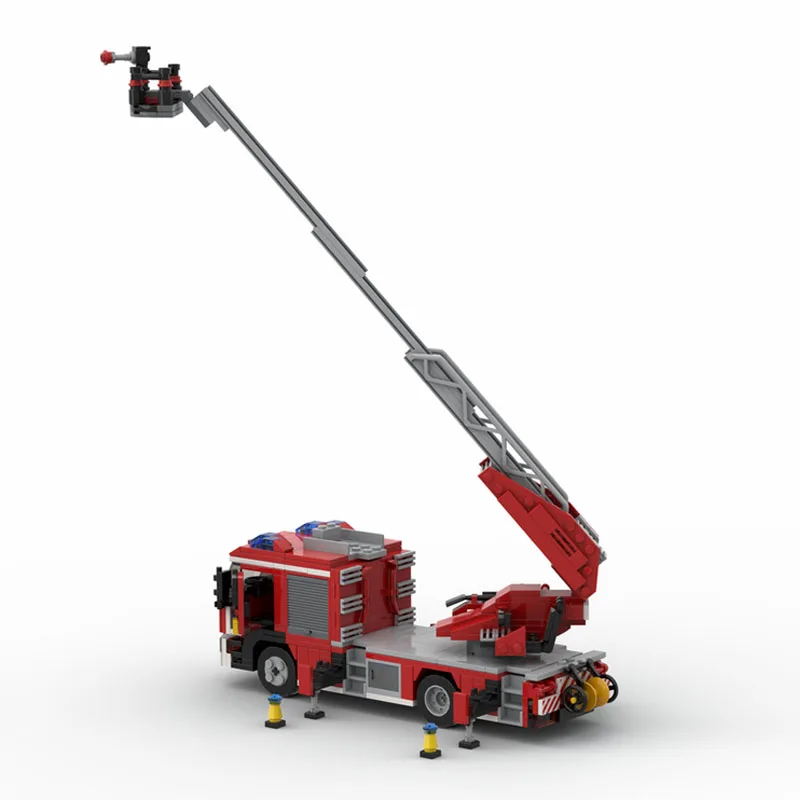 MOC-49320 City Traffic Rescue Fire Ladder Truck Building Blocks Model, 676 Pieces, Creative Birthday Toy Gift for Boys and Kids
MOC-49320 City Traffic Rescue Fire Ladder Truck Building Blocks Model, 676 Pieces, Creative Birthday Toy Gift for Boys and Kids