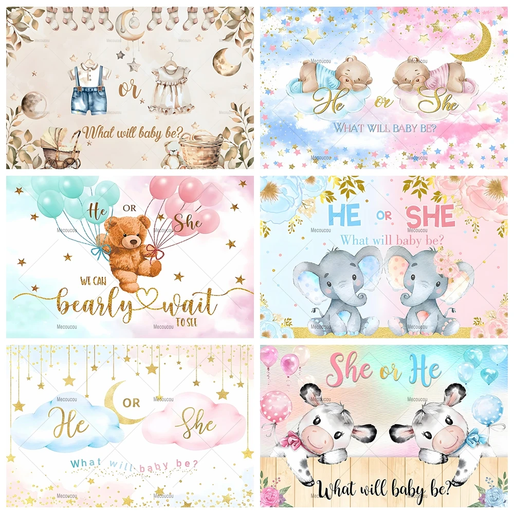 Boy Or Girl Gender Reveal Backdrop Custom Blue Pink Balloon Bear Baby Shower Birthday Party Photography Background Decor Banner
Boy Or Girl Gender Reveal Backdrop Custom Blue Pink Balloon Bear Baby Shower Birthday Party Photography Background Decor Banner