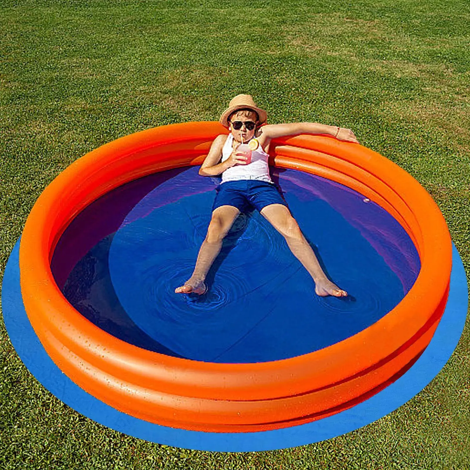 Swimming Pool Mat Round Pool Ground Mat Puncture-Resistant Under Pad Protective Padding Cloth For Poolside Gym Backyard Lawn Spa