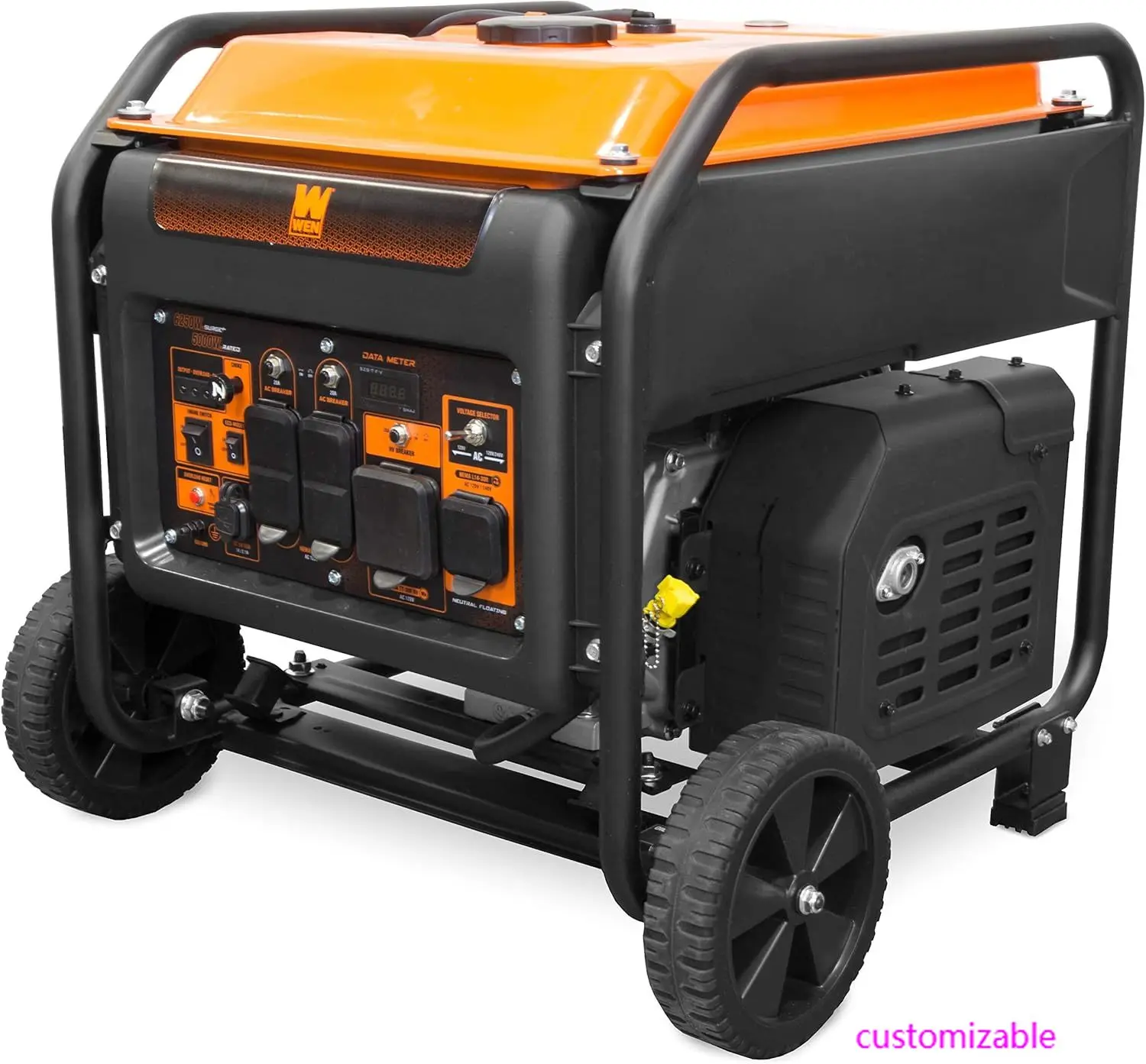 Generator, GN625i 120V/240V, CARB Compliant 6250-Watt RV and Transfer-Switch-Ready Open Frame Inverter Generator, Black
Generator, GN625i 120V/240V, CARB Compliant 6250-Watt RV and Transfer-Switch-Ready Open Frame Inverter Generator, Black