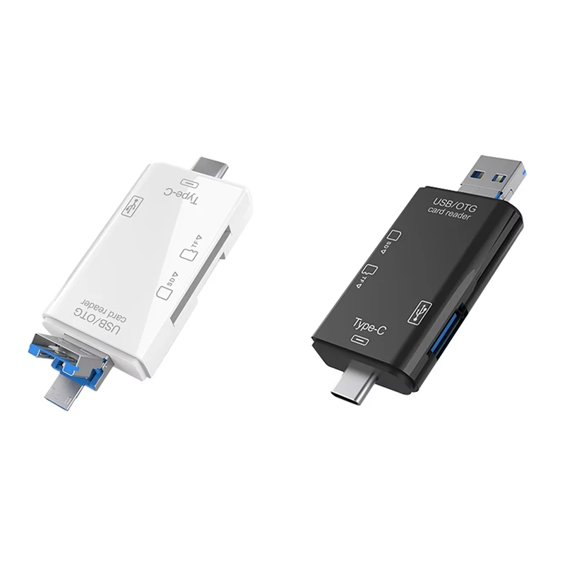 Smart-OTG SD TF Type C Micro-Sd Card Reader Type C To Usb Otg Adapter 6 In1 USB 2.0 TF Card USB Flash Drive Card Reader
Smart-OTG SD TF Type C Micro-Sd Card Reader Type C To Usb Otg Adapter 6 In1 USB 2.0 TF Card USB Flash Drive Card Reader