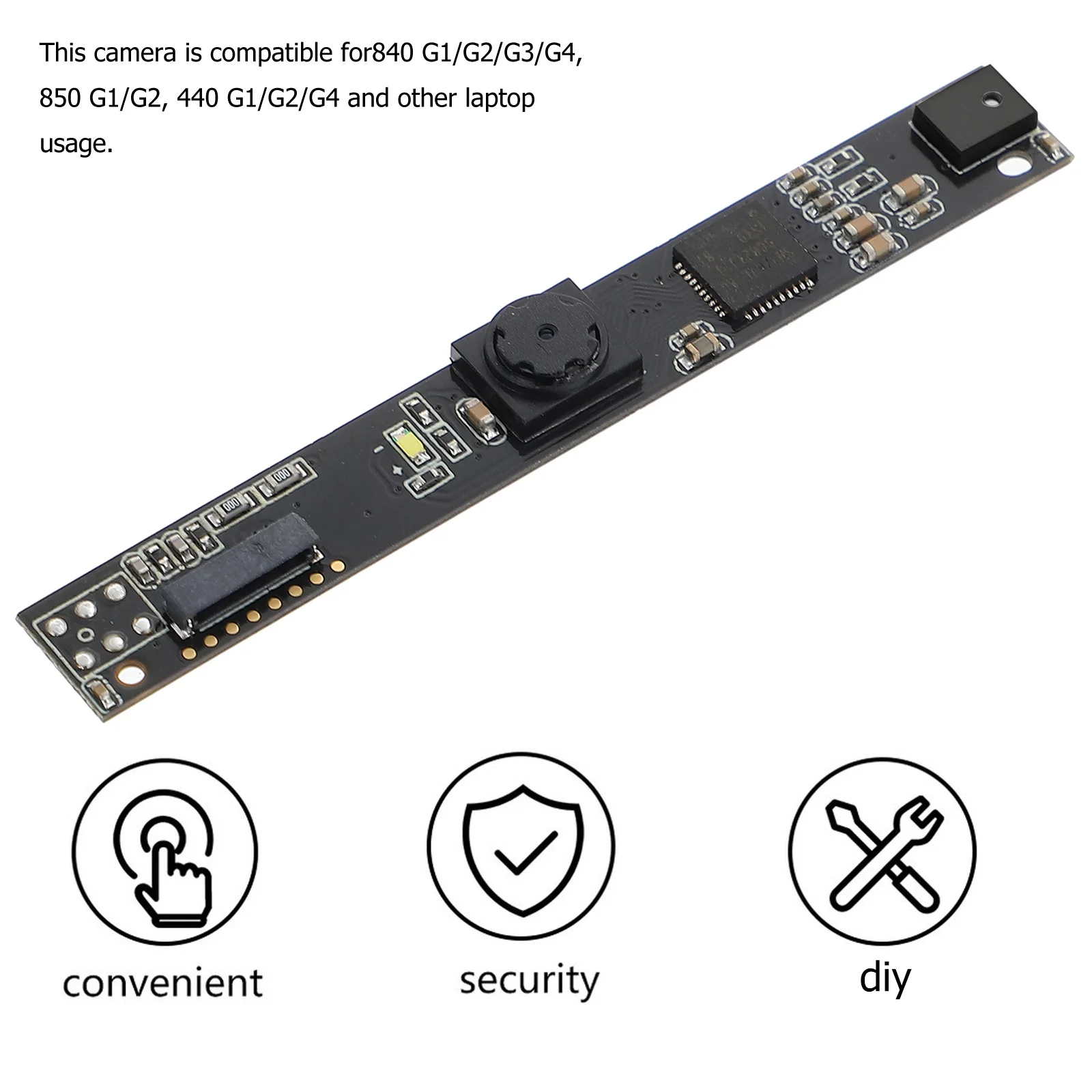 Laptop Webcam Camera Board Replacement for 840 Compatible Notebook Web Camera Teaching Video Streaming 
Laptop Webcam Camera Board Replacement for 840 Compatible Notebook Web Camera Teaching Video Streaming