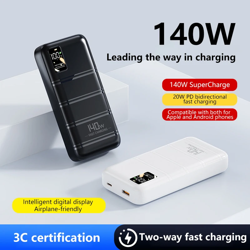Портативное зарядное устройство (Power Bank) 140 Вт, 500000 мАч, сверхбыстрая зарядка, для iPhone 12-17, Samsung, CCC 2026, Новинка
Портативное зарядное устройство (Power Bank) 140 Вт, 500000 мАч, сверхбыстрая зарядка, для iPhone 12-17, Samsung, CCC 2026, Новинка
