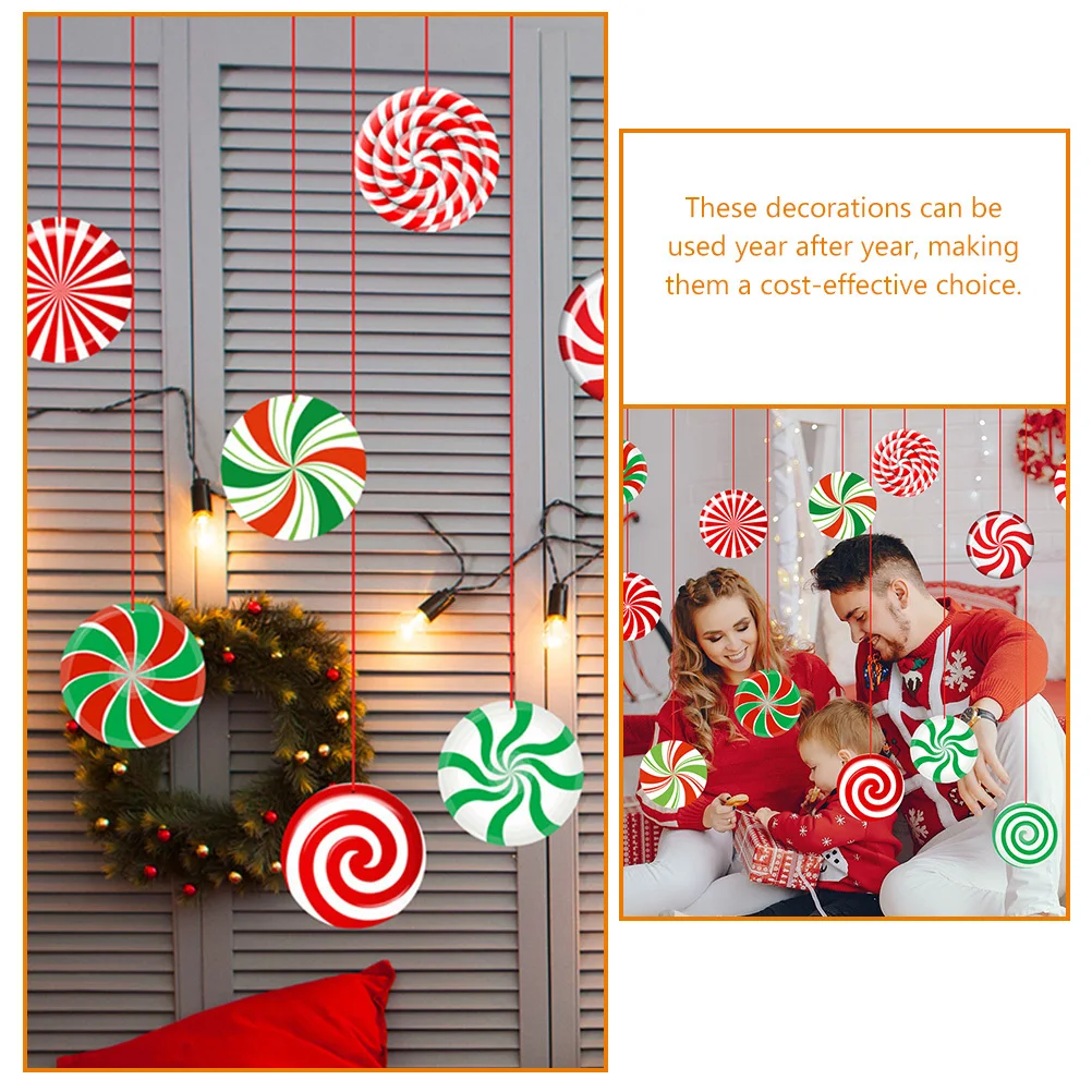 1Set Xmas Candy Pendant Plastic Christmas Tree Decorations Vibrant Hanging Ornaments Easy Install Reusable Hanging Tree Candy
1Set Xmas Candy Pendant Plastic Christmas Tree Decorations Vibrant Hanging Ornaments Easy Install Reusable Hanging Tree Candy