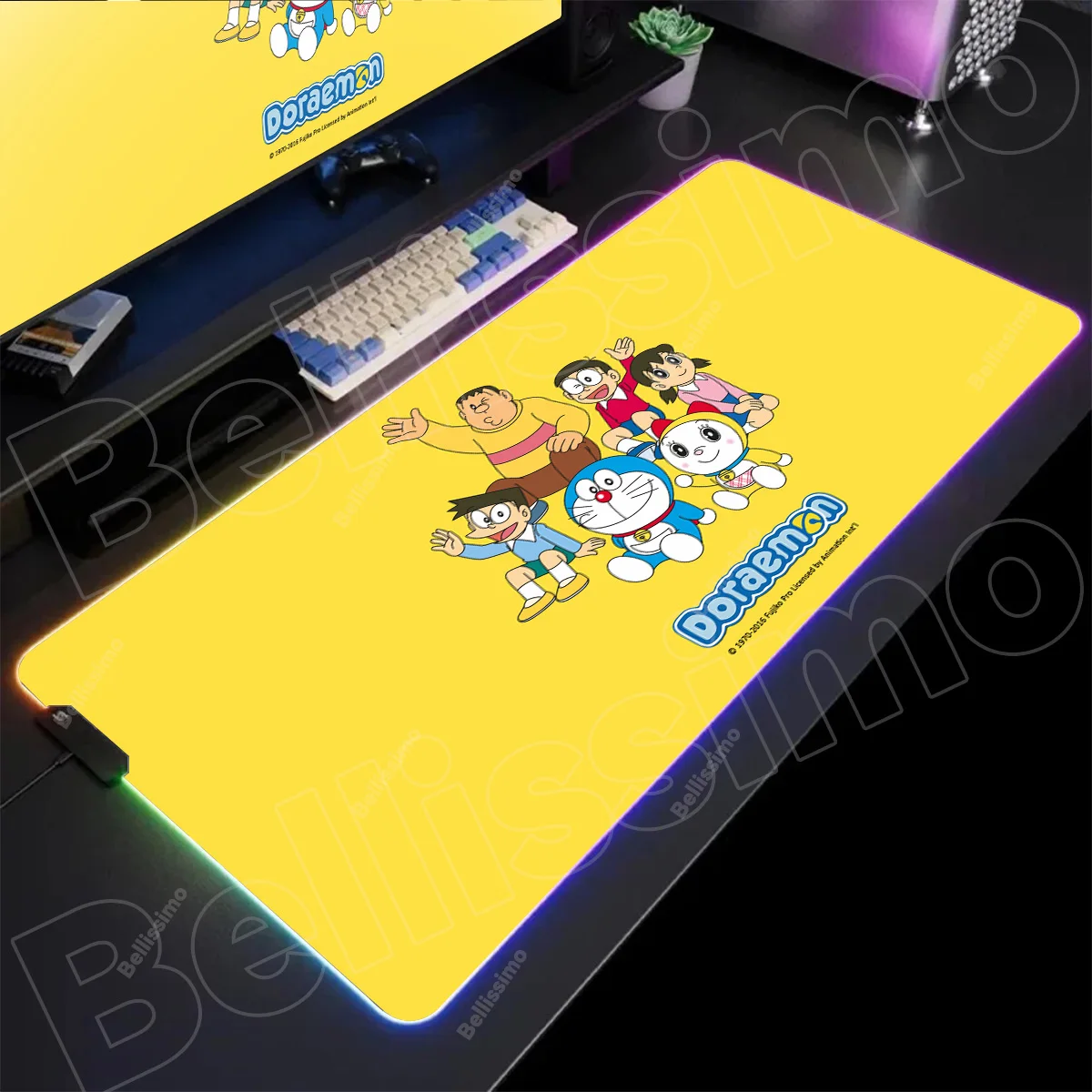 Large Colorful LED Light D-doraemon Mouse Pad XXL Computer Luminescence Carpet Speed Keyboard Mat Cute Anime RGB Gaming Mousepad
Large Colorful LED Light D-doraemon Mouse Pad XXL Computer Luminescence Carpet Speed Keyboard Mat Cute Anime RGB Gaming Mousepad
