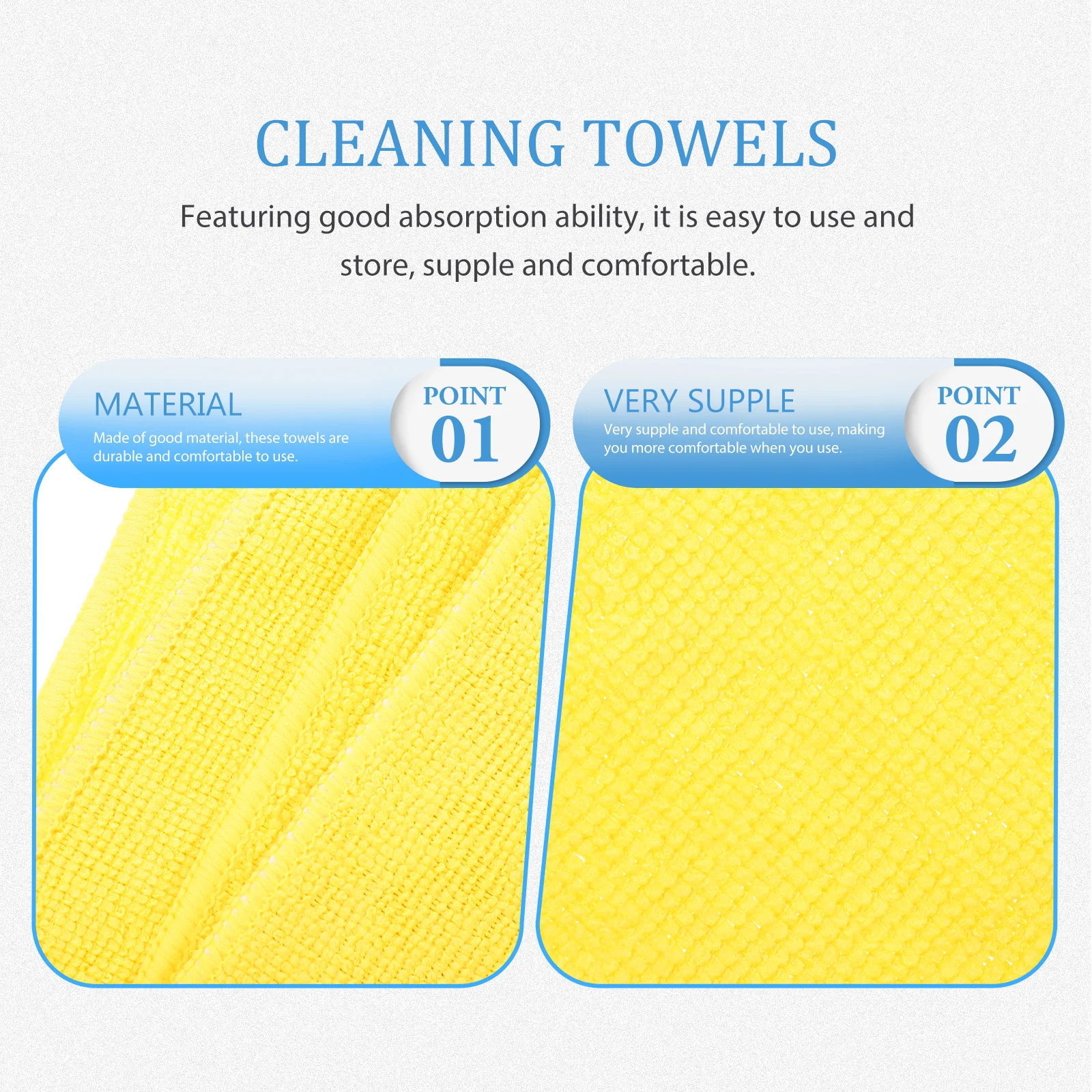 10 Pcs Cleaning Towel Towels for Kitchen Super Absorbent Microfiber Rags Tea Wiping Dish Duster Cloth
10 Pcs Cleaning Towel Towels for Kitchen Super Absorbent Microfiber Rags Tea Wiping Dish Duster Cloth